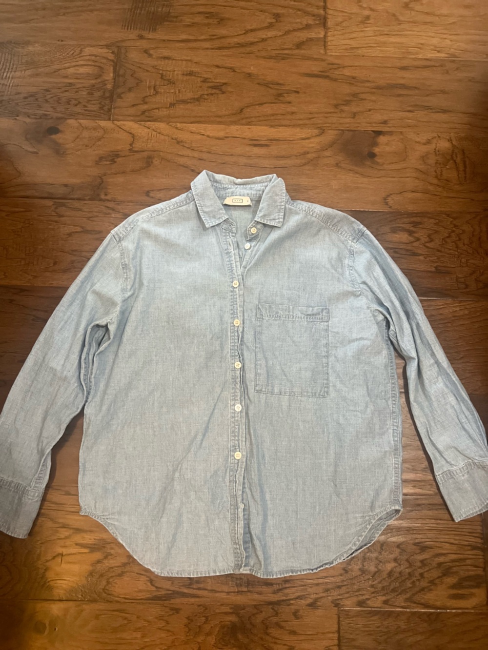 AYR Deep End Light Blue Chambray Button-Down Shirt